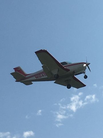 Beechcraft Bonanza (36) (N1849W) - Landing on hot summer afternoon