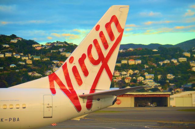 Boeing 737-700 (ZK-PBA) - Virgin plane sitting at Wellington NZ airport.