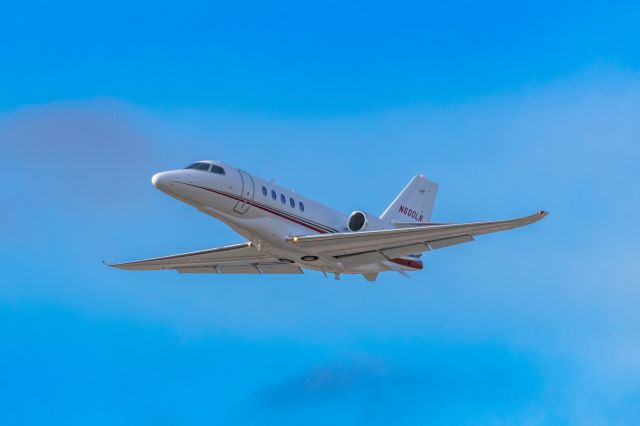 Cessna Citation Latitude (N600LN) - A Cessna Citation Latitude taking off from PHX on 2/13/23, the busiest day in PHX history, during the Super Bowl rush. Taken with a Canon R7 and Canon EF 100-400 II L lens.