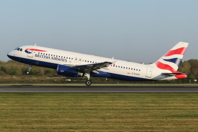 Airbus A320 (G-EUUD) - BA1385 to Heathrow