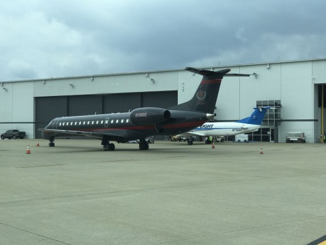 Embraer ERJ-145 (N138DE) - Parked on the ramp at Atlantic in Louisville KY.