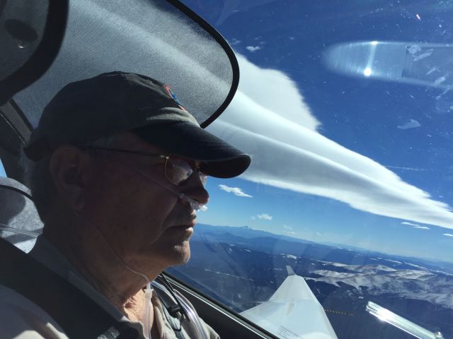N48GD — - Mountain Wave, 17500 ft over Continental Divide.