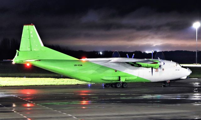 Antonov An-12 (UR-KDM) - cavok air an-12bk ur-kdm arriving in shannon from st.johns 30/11/20.