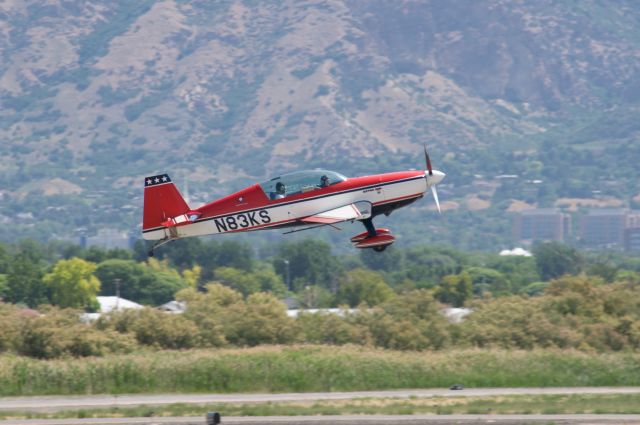 EXTRA EA-300 (N83KS) - A “little extra” rocketing out of Provo Runway 13 for hopefully a little upside down flying! br /Best viewed in full!  