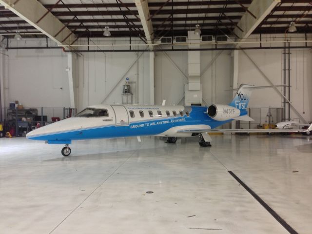 Learjet 45 (N45YF)