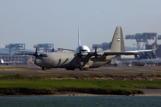 Lockheed C-130 Hercules (N1217) - United Arab Emirates C130 departing BOS on 6/26/22. 