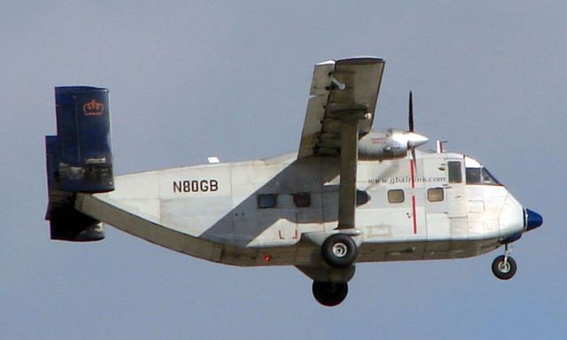 Short Skyvan (N80GB) - GB Airlinks Shorts Skyvan is the wierdest type of aircraft shape