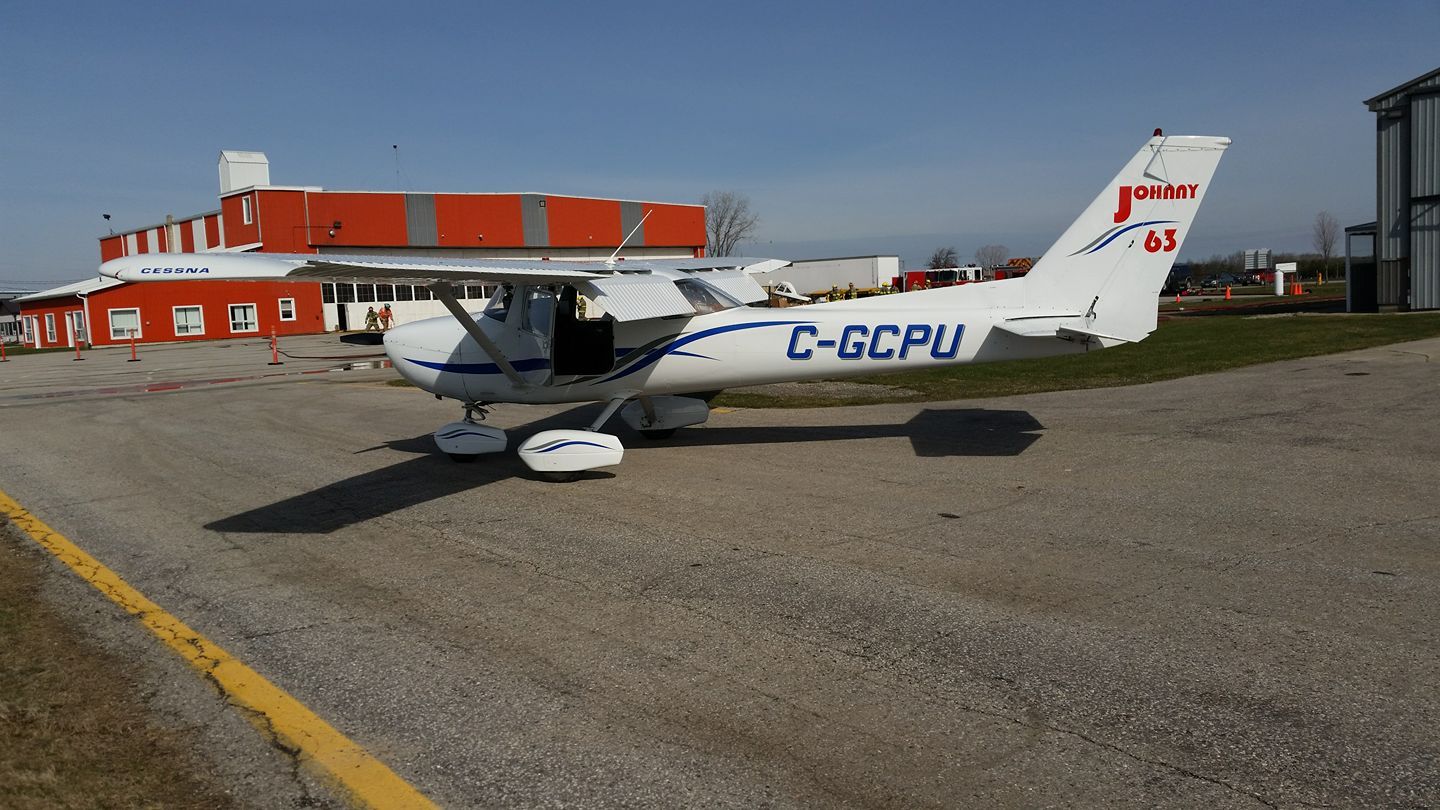 Cessna Commuter (C-GCPU) - Hasel on the apron in St. Thomas, Ontario