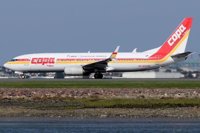Boeing 737-800 (HP-1841CMP) - 'Copa 312', in 75th Anniversary retro livery, departing back to Panama City