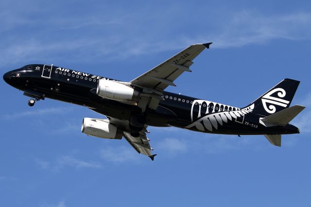 Airbus A320 (ZK-OAB) - on 4 March 2018