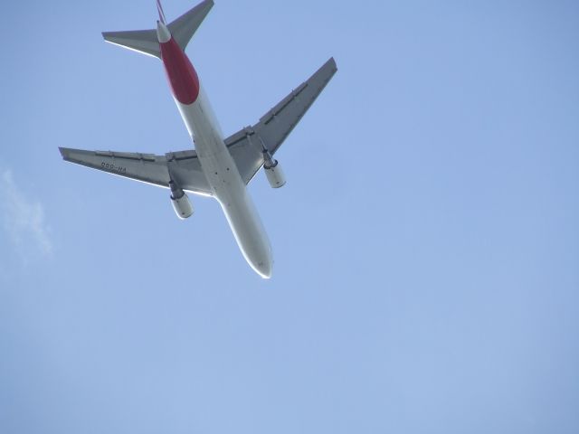 VH-OGQ — - Standing under flight path approx 15kms from airport. Aircraft was traveling in North Westerly direction prior to straightening for approach to East - West runway at Melbourne International airport.