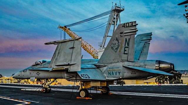 McDonnell Douglas FA-18 Hornet (16-5212) - 165212 Boeing F/A-18C Hornet Strike Fighter Squadron 34 - TDelCorobr /Ronald Reagan (CVN 76)br /April 9, 2014 (VFA-34)  "Blue Blasters"