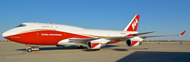 Boeing 747-400 (N744ST) - Global SuperTanker Boeing 747-400 resting at KMCC.br /br /Historybr /Global SuperTanker Services - N744ST (2016 - present)br /Evergreen International Airlines - N492EV (2011 - 2015)br /Japan Airlines - JA8086 (1991 - 2015)