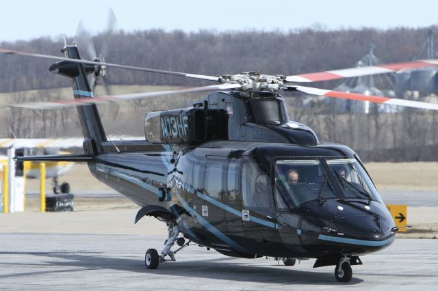 Sikorsky S-76 (N13HF) - March 15, 2021 - leaving Frederick this afternoon for Newark, NJ