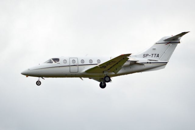 Beechcraft Beechjet (SP-TTA) - Smart Jet - Hawker 400XP (SP-TTA) Arriving at NCL ex ALC (Photo  May24)