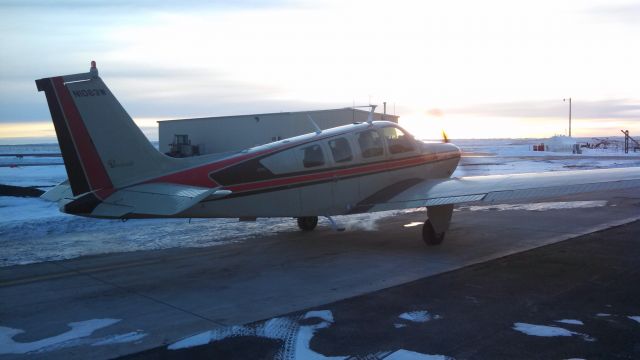 Beechcraft Bonanza (36) (N1063W) - Just after startup, headed to KFCM.