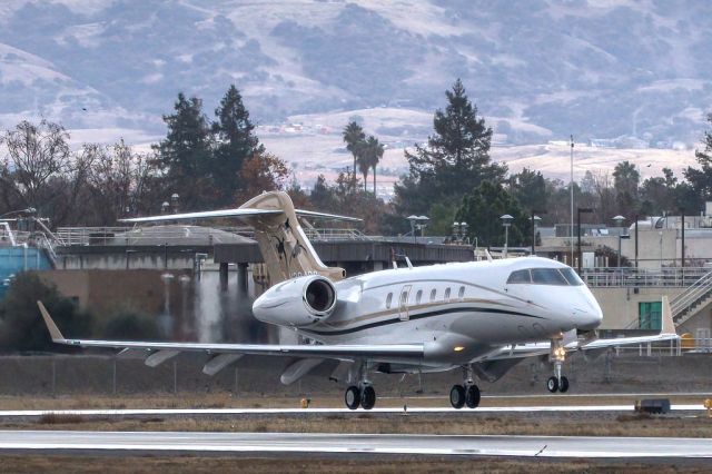 Bombardier Challenger 300 (N304PS) - Bombardier Challenger 300 at Livermore Municipal Airport. December 2020