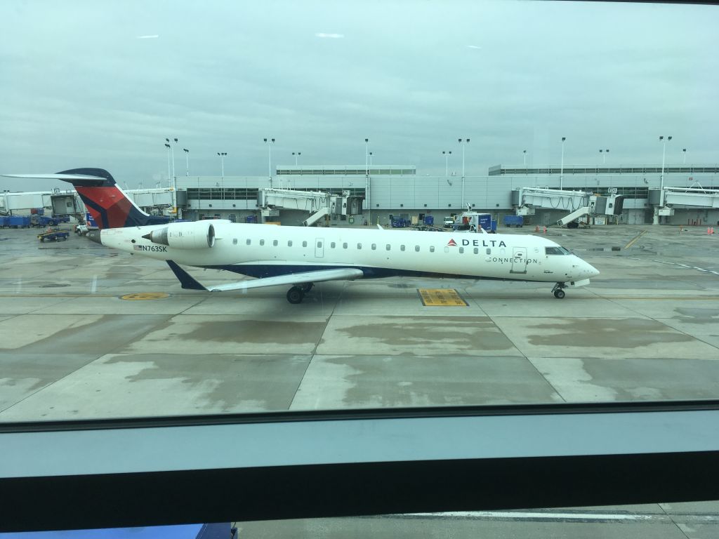 Canadair Regional Jet CRJ-700 (N763SK) - This 11 year old bird taxiing to Alpha 10 after a flight from MSP.