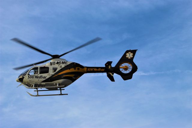 Eurocopter EC-635 (N845ME) - STAT MedEvac 15 lifting Trinity Medical Center West for UPMC Presbyterian in Pittsburgh.