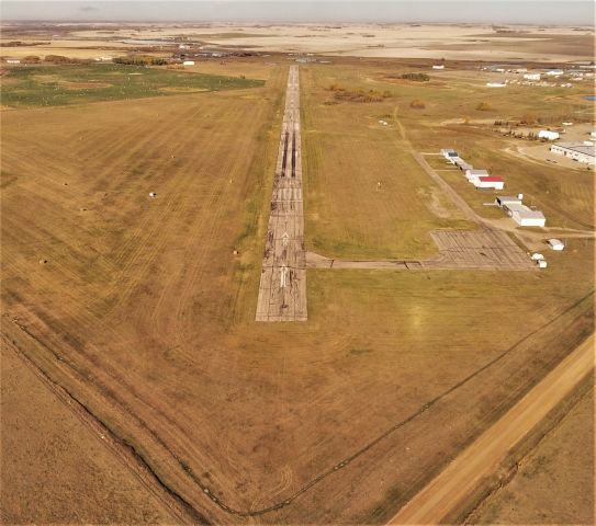 — — - Looking northwest