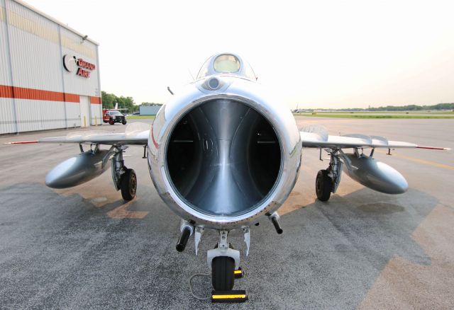 MIKOYAN MiG-17 (N1713P) - Red Star, a 1960 WSK-PZL Mielec MIG 17 (LIM5) seen at KTOL on 31 May 2019.