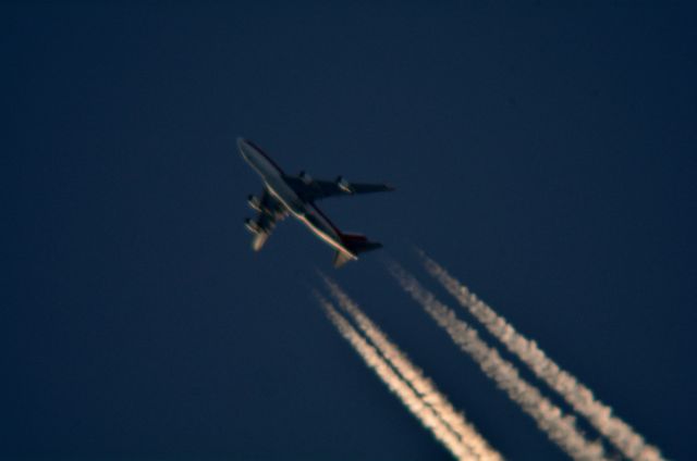 Boeing 747-400 — - Kalitta Air 9411 Chicago OHare to Mc Guire Fld (Joint Base Mc Guire Dix Lakehurst over Cleveland 39,000 ft. 02-28-15.