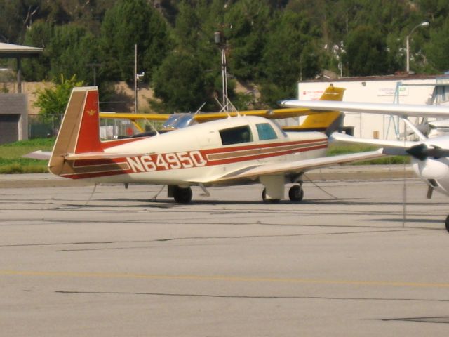 Mooney M-20 (N6495Q) - PARKED AT FULLERTON