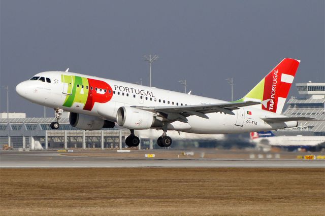 Airbus A319 (CS-TTE) - AIRBUS A319-111, TAP Portugal, EDDM München Franz Josef Strauss