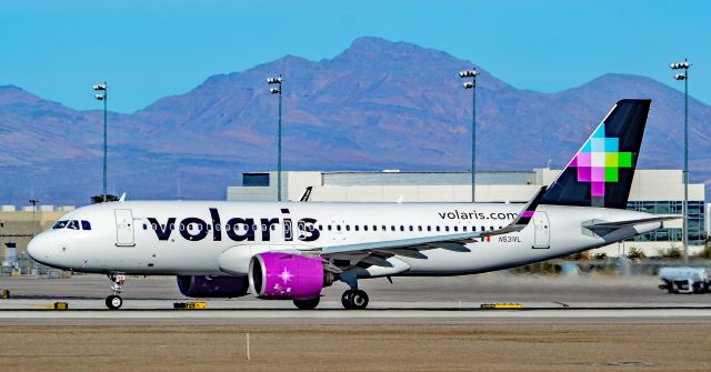 Airbus A320 (N531VL) - N531VL Volaris Airbus A320-271N s/n 7626 - Airbus A320neo br /Las Vegas - McCarran International (LAS / KLAS)br /USA - Nevada, January 7, 2018br /Photo: Tomás Del Coro