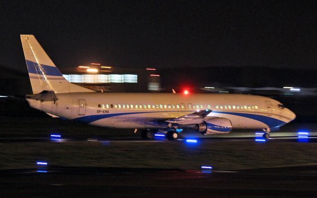 BOEING 737-400 (SP-ENA) - enter air b737-4q8 sp-ena arriving in shannon this evening from katowice 22/12/16