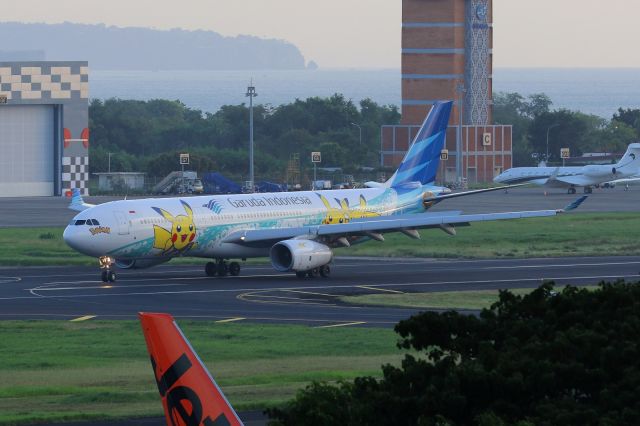 Airbus A330-300 (PK-GPY) - "Pikachu Jet GA-2" livery