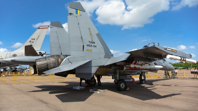 M5204 — - Su-30MKM (M52-04). Singapore airshow.