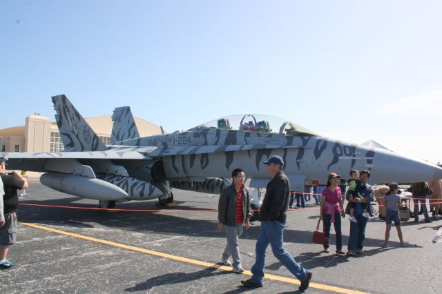 16-5685 — - F-18 Hornet from Marine All-Weather Fighter Squadron 224 at Marine Corps Air Station Beaufort on display at MacDill Air Fest (11/6/11)