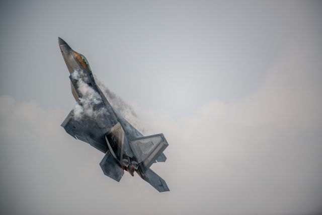 Lockheed F-22 Raptor (AF0123) - Seoul ADEX 2015