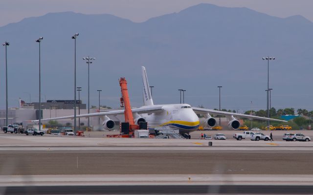 Antonov An-124 Ruslan (UR-82009) - This An-124 remained at this spot over the weekend. It departed Monday morning sometime after 8 am.