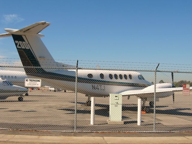 Beechcraft Super King Air 200 (N4TJ) - Parked at Santa Ana