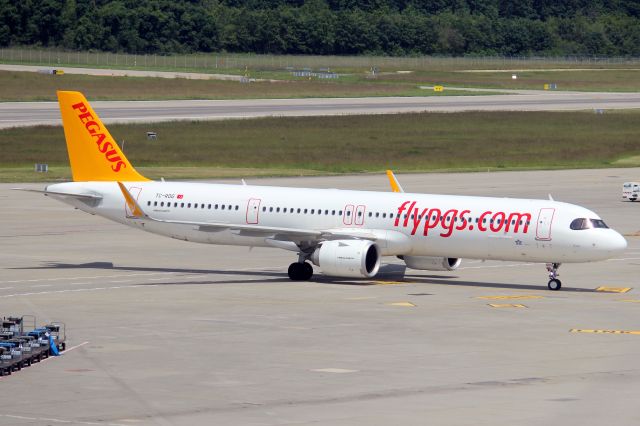 Airbus A321neo (TC-RDG) - Taxiing to Stand 192 on 26-May-24 operating flight PGT953 from LTFJ.