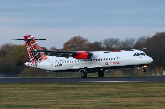 Aerospatiale ATR-72-600 (G-LMTA) - LM691 arriving from the Isle of Man