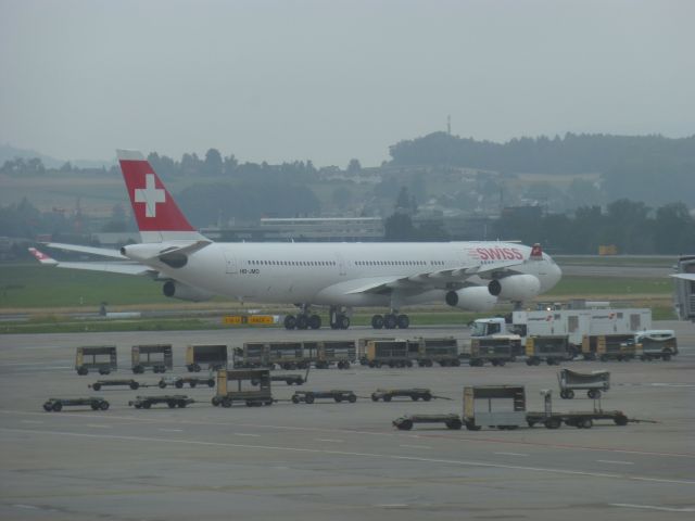 Airbus A340-300 (HB-JMO) - Delivered to Air Canada in 1997br /Delivered to SWISS in 2008