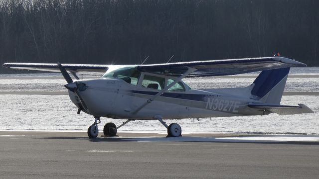 Cessna Skyhawk (N3627E) - Cessna 172 covered in snow at KIUA