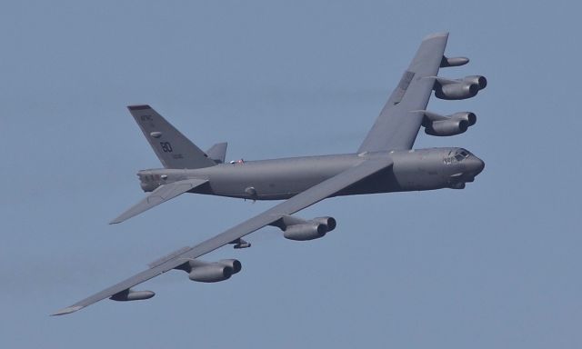 Boeing B-52 Stratofortress (60-0035) - Not many 58 year olds that look this fine! This Buff rolled off the assembly line back in 1960 but still looks right at home in the sky