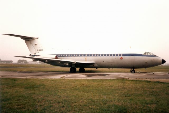 British Aerospace BAC-111 One-Eleven (G-KROO) - Seen here in Oct-90.  With European Aviation from Sep-90 to Jan-92 when it became 5N-SDP for Okada Airlines.