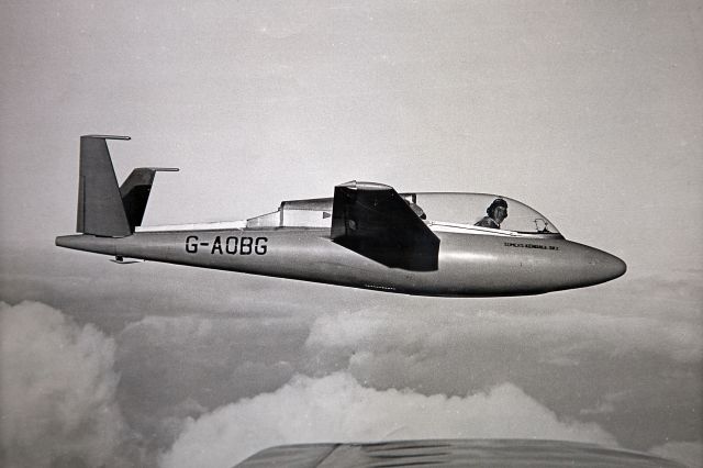 G-AOBG — - This of course is NOT Concorde but the Somers-Kendall SK1 - designer Hugh Kendall flying the SK1, Nat Somers took the photo from Miles Gemini G-AKDC, hence Somers-Kendall Aircraft. The SK1 reached 332mph (mph not knots!) in level flt on 330 lbs from the French Pallas Turbomeca turbojet - maybe the most efficient jet ever flown. Weight 810lbs empty, MTOW 1500lbs, laminar flow wing 22.8 ft span 65sq ft wing area, at the time the smallest jet aircraft wing area in the world, appr speed 115, touchdown 90, fuel 360lbs (44 Imp gallons),I have the original photo (the photographer was a close relative) taken late 1955.  The aircraft was originally designed for air racing with the possibility to be used as a military trainer but as is well documented the problems with the gear and later the reliability of the Turbomeca jet eventually grounded the project. Aesthetically almost perfect . . . buit mid 50s. This image prob late 1954