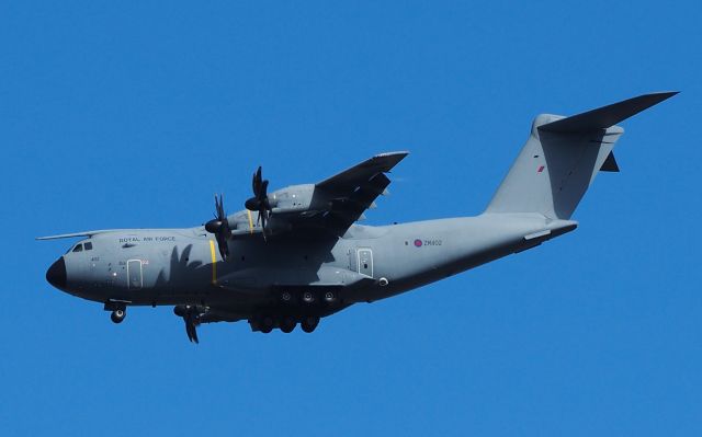 AIRBUS A-400M Atlas (MBB402) - Coming in from CYHZ on a nice October Sunday morning. Royal Air Force on the weekend ! 