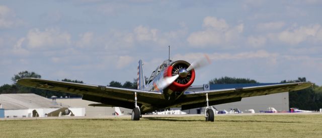 VULTEE Valiant (N57486) - On flightline