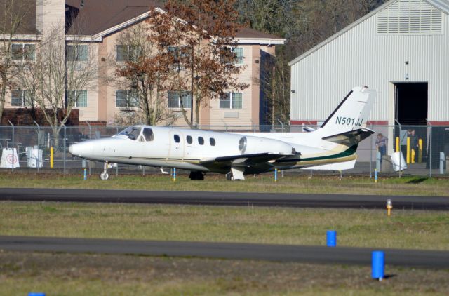 Cessna Citation 1SP (N501JJ) - Parked on the transient ramp since at least 2018 and hasn't left since.