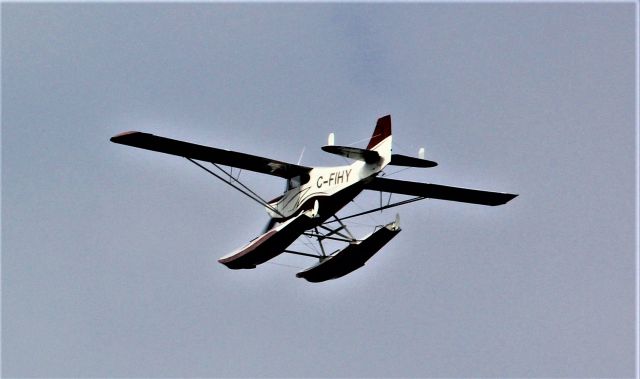 C-FIHY — - C-FIHY AERONCA II AC. survolant le fleuve St-LAURENT à LAVALTRIE le 24-05-2022 à 17:38