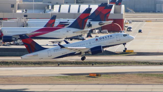 Airbus A220-100 (N103DU) - Departing on a test run to Jackson, MS!