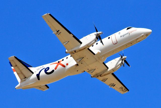 VH-ZLR — - REX - REGIONAL EXPRESS - SAAB 340B - REG VH-ZLR (CN 340B-229) - ADELAIDE INTERNATIONAL SA. AUSTRALIA YPAD (16/11/2014)