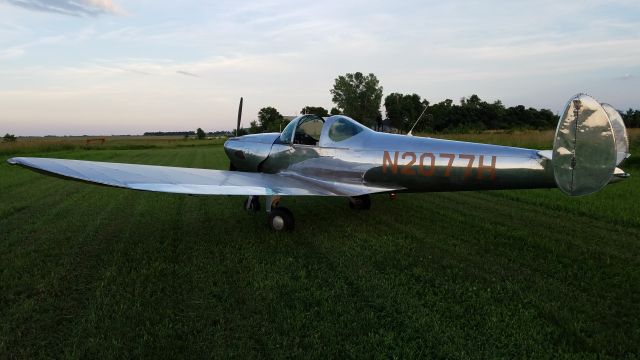 N2077H — - 1946 Ercoupe 415D at Winter Airfield SD55 June 2019